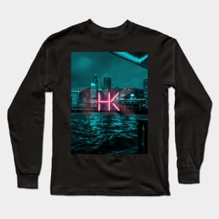 Hong Kong Neon Light - 02 Long Sleeve T-Shirt